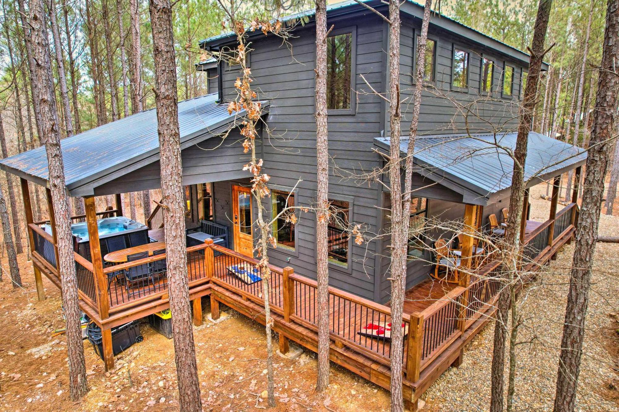 Sutton Ridge Cabin Rental Hot Tub And Swing Set! Брокен-Боу Экстерьер фото